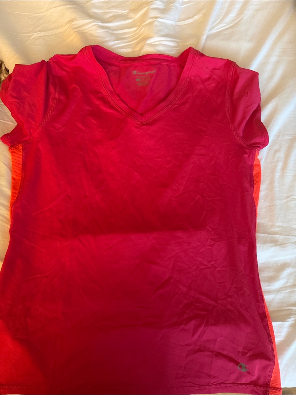 Champion Women’s V-Neck Athletic Top - Pink